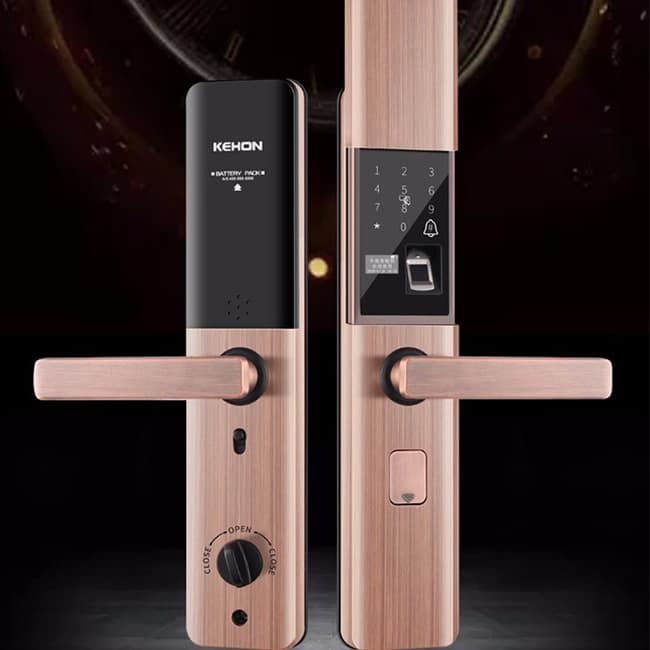 科熊智能鎖X2 滑蓋防誤觸半自動(dòng)智能指紋鎖