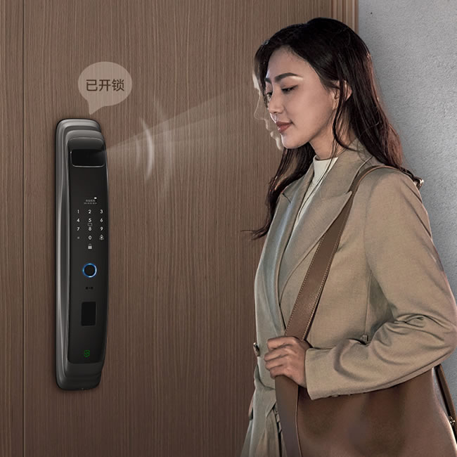 石將軍R53D人臉識別指紋鎖 家用防盜門密碼鎖