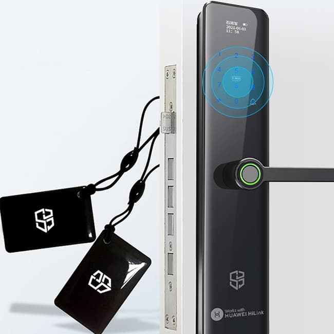 石將軍指紋鎖S3H 家用防盜門密碼鎖支持HUAWEI HiLink