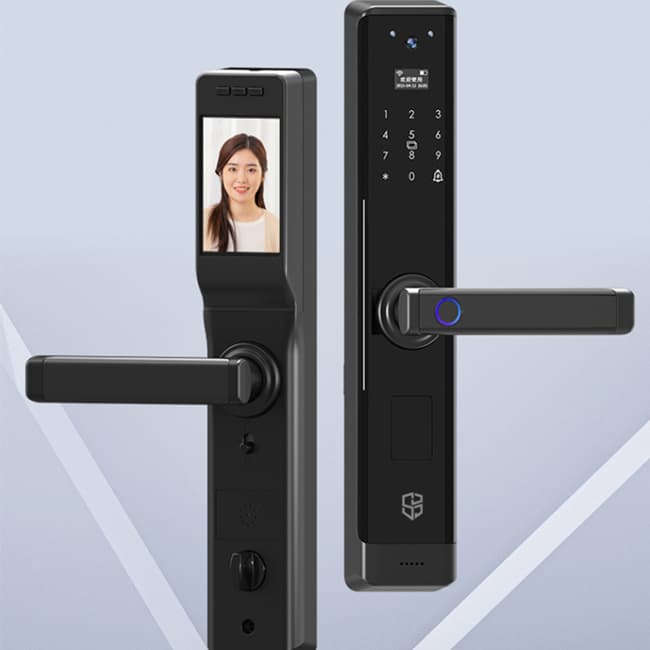 石將軍指紋鎖S3 plus 家用防盜門鎖霸王鎖體指紋鎖防小黑