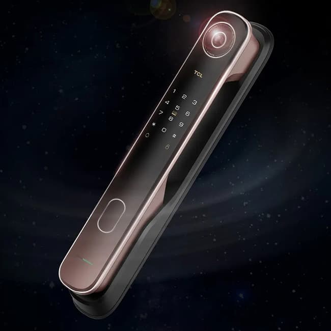 TCL全自動大屏貓眼鎖T9 密碼鎖電子鎖C級鎖芯遠程開鎖