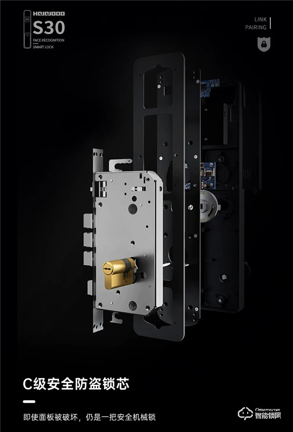 零接觸 更安心｜皇家金盾S30人臉識別全自動智能鎖新品上市