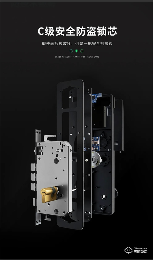 皇家金盾S500人臉識別+貓眼全自動智能鎖新品發布