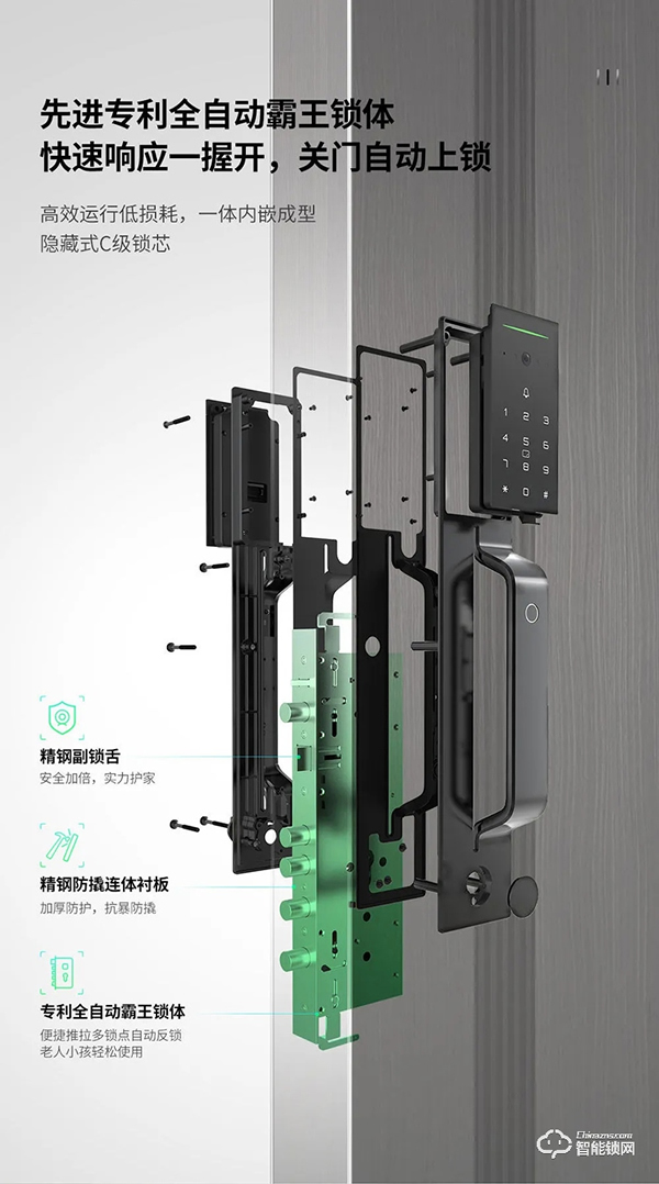 傳奇降臨丨天能一代智能門首度耀世亮相
