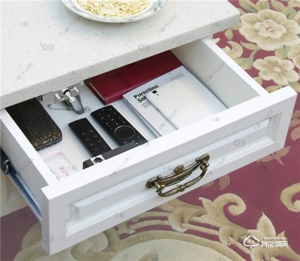 小益K2智能抽屜鎖，免打孔安裝新體驗，幫你終結抽屜安裝難題！