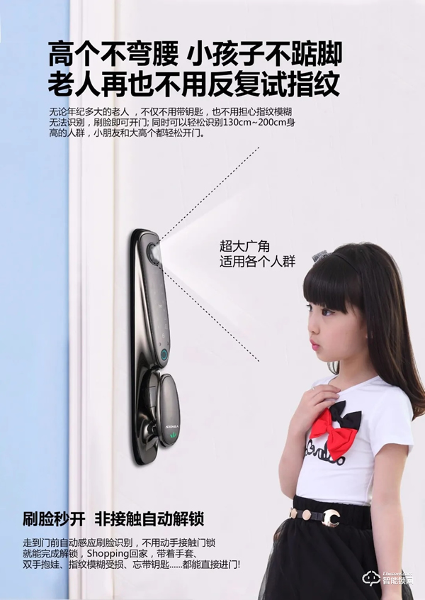 3D人臉識別+本地監控超人智能鎖Q6-RM接受預定中......