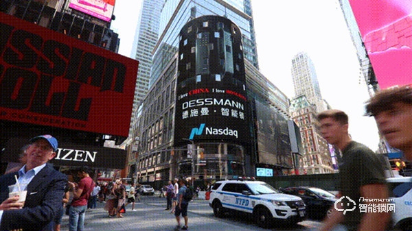德施曼智能鎖點(diǎn)亮紐約時(shí)代廣場