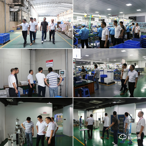 寶能城發集團領導一行蒞臨櫻花智能鎖總部考察交流