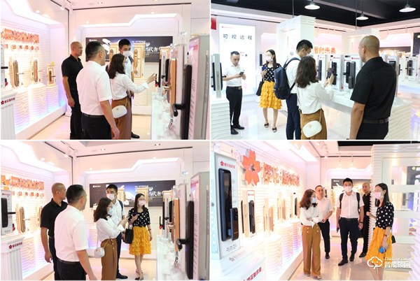 【深化合作 · 攜手并進】益田集團領導一行蒞臨櫻花智能鎖考察交流 【深化合作 · 攜手并進】益田集團領導一行蒞臨櫻花智能鎖考察交流