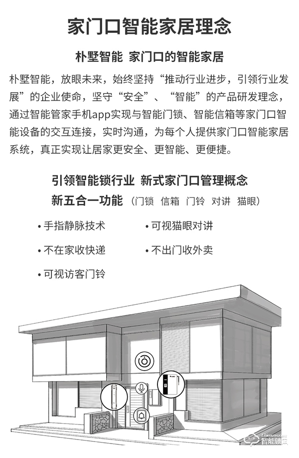 樸墅指靜脈識別技術，讓家居生活更省心