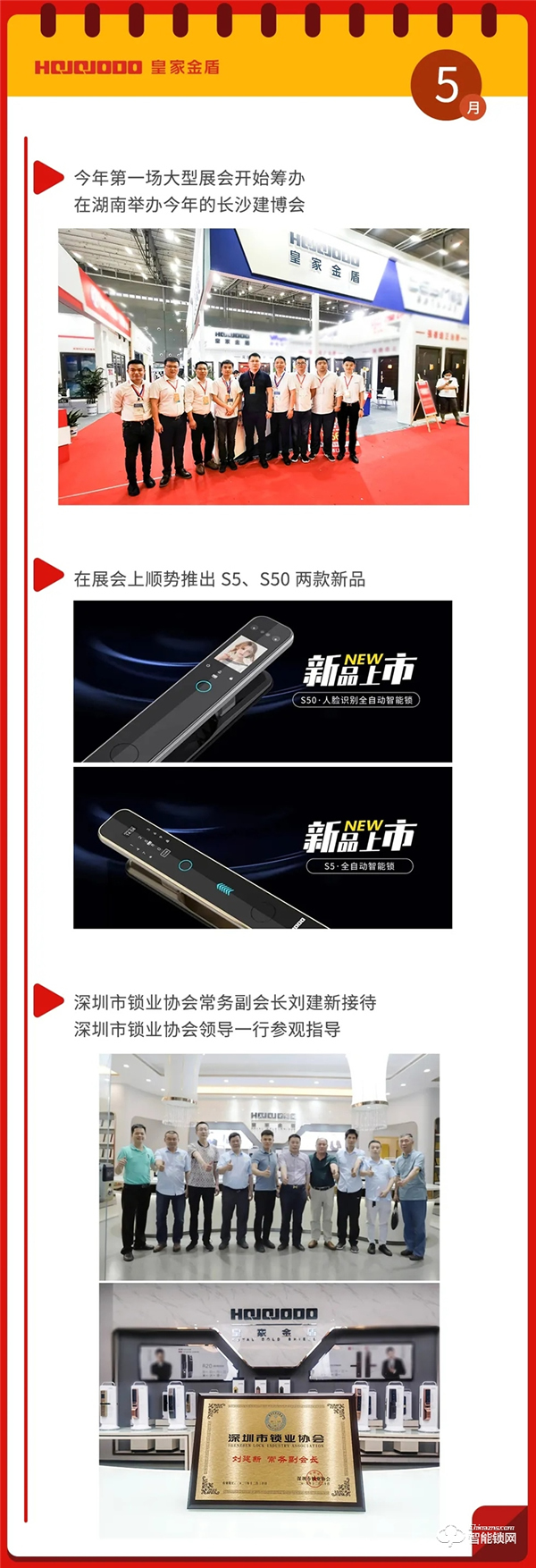 皇家金盾人臉鎖2020年大事記