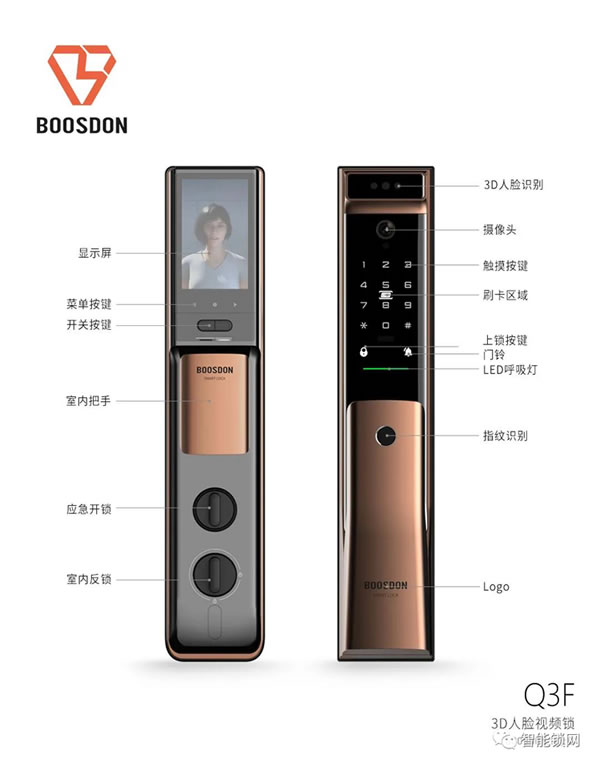 顏值與科技并存！保仕盾Q3系列智能鎖爆款出圈