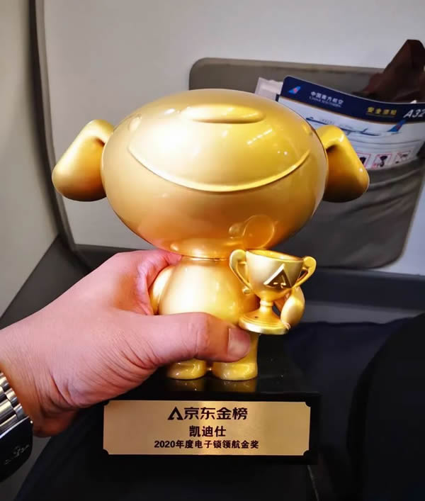 凱迪仕智能鎖成全國智能鎖行業(yè)質量提升發(fā)布會大滿貫品牌