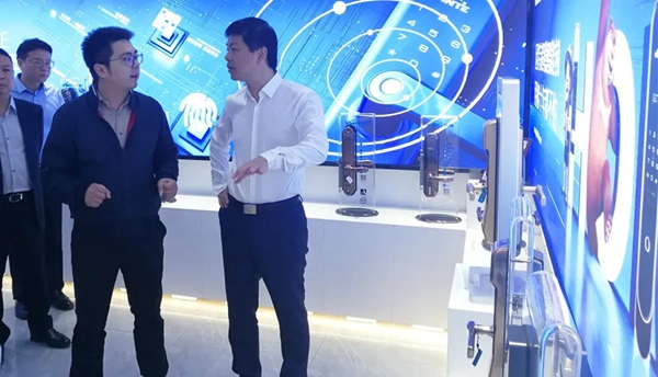 甌海區委副書記、區長曾瑞華一行視察因特