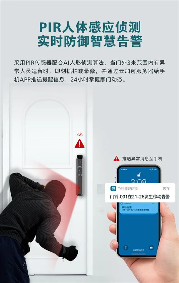 飛利浦智能鎖丨帶屏可視智能鎖DDL708耀目登場