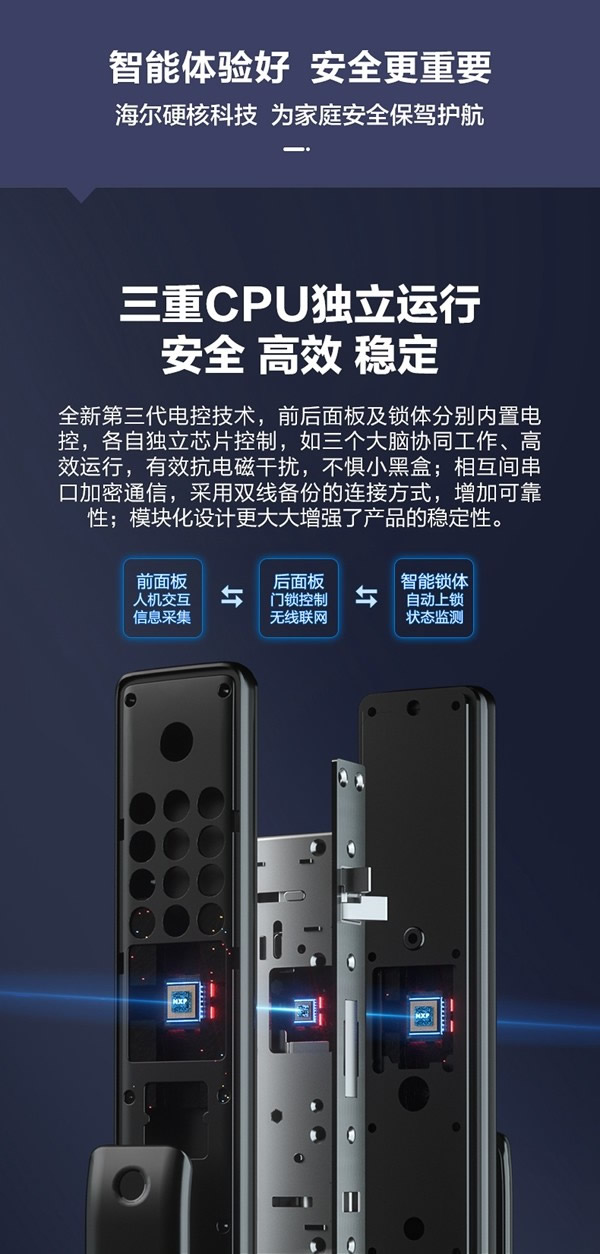 海爾智能門鎖P18，開啟美好智慧生活