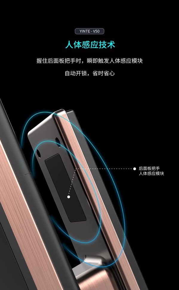 因特智能鎖新品成團上市，因特唯5獨尊