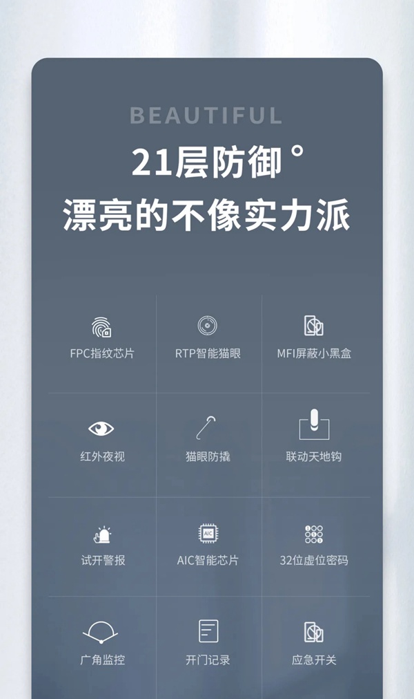 博克全自動貓眼安防智能鎖