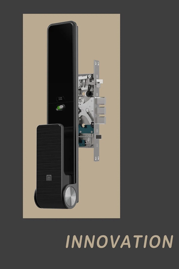 名門靜音門鎖入戶推拉智能鎖EZ-P8智耀上市