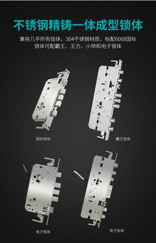 豪力士智能鎖A3-2：人臉指紋鎖和貓眼指紋鎖三大新品全新上市