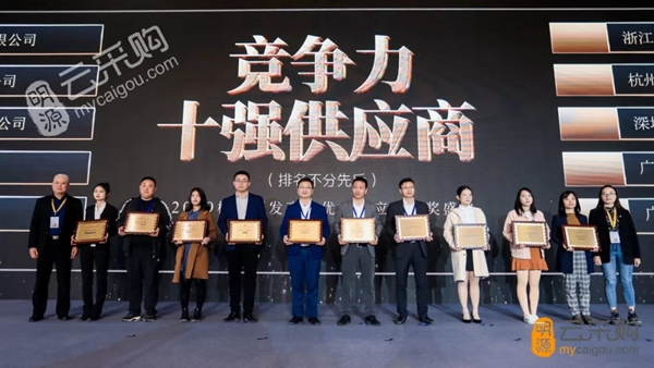 科裕智能鎖獲2019中國房地產行業(yè)競爭力10強供應商