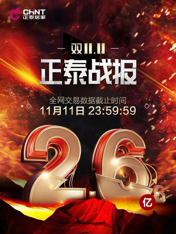 正泰居家：雙十一 為奮斗者獻上敬意