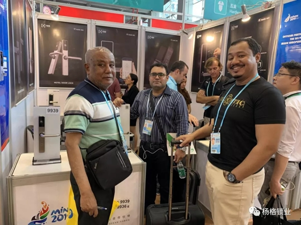 楊格鎖業(yè)在2019年第125屆廣交會上C位出道