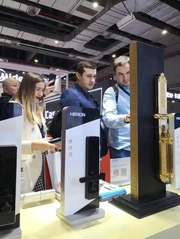 HERON黑龍智能鎖帶您回顧2019年中國(guó)建博會(huì)（上海）