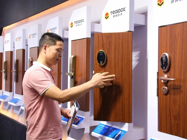 亞太天能智能鎖參展第九屆中國（永康）國際門業博覽會
