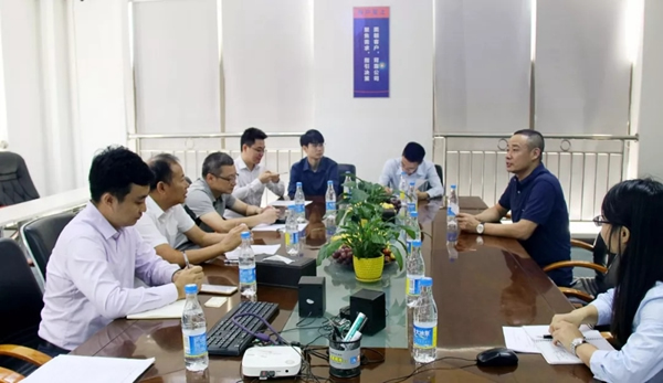 亞太天能智能鎖迎接廣州市工信局局長一行蒞臨調研指導