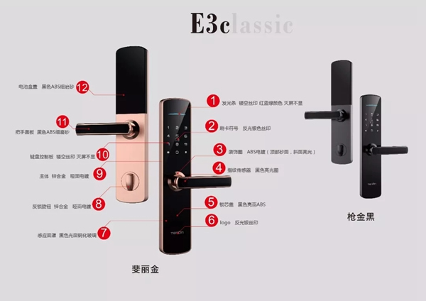 亞太天能TENON新款高性價(jià)比硬核單品智能鎖E3c重磅來(lái)襲