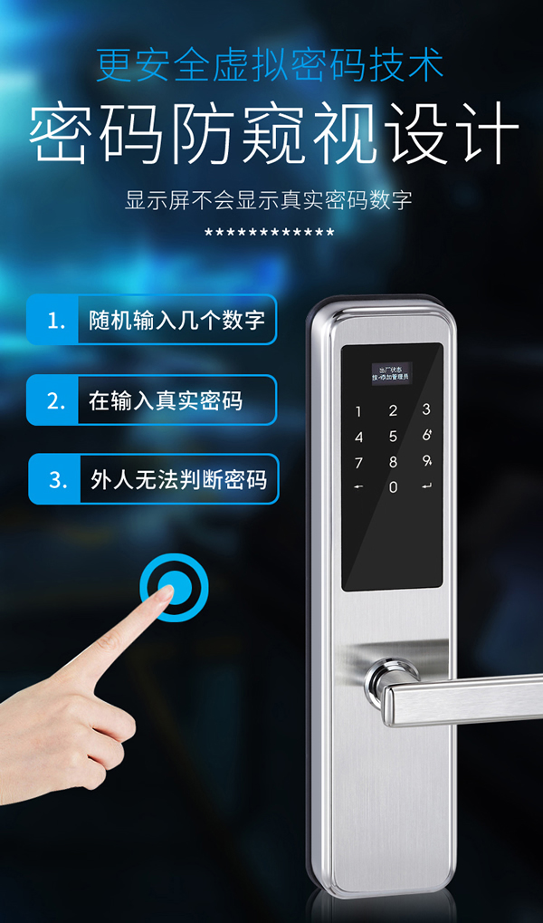 工程用鎖感應密碼防盜門鎖領先知名品牌哪家好？