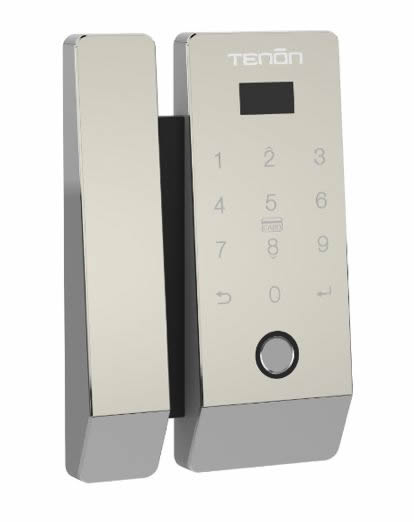 亞太天能TENON玻璃門指紋鎖K5，高效干練精英之選