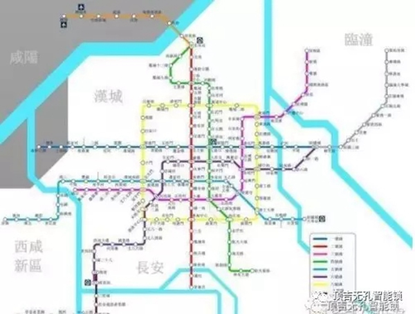 頂吉智能鎖：西安兩條地鐵在建，最快預計2019年通車！