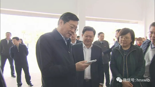 多特智能鎖迎接湖南省省委書記杜家毫一行蒞臨調研