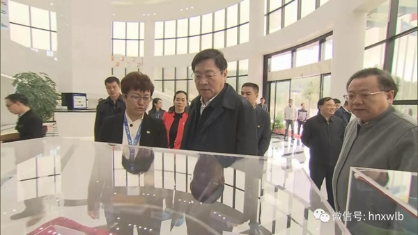 多特智能鎖迎接湖南省省委書記杜家毫一行蒞臨調研