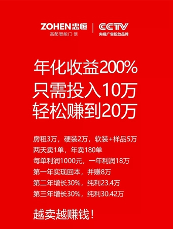 智能鎖經銷商大調查丨忠恒智能鎖啟動區縣級代理招募計劃