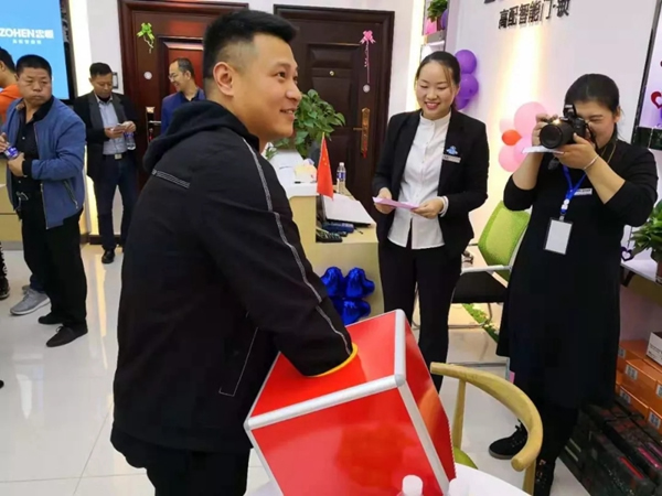 忠恒智能門鎖石家莊旗艦店開門紅