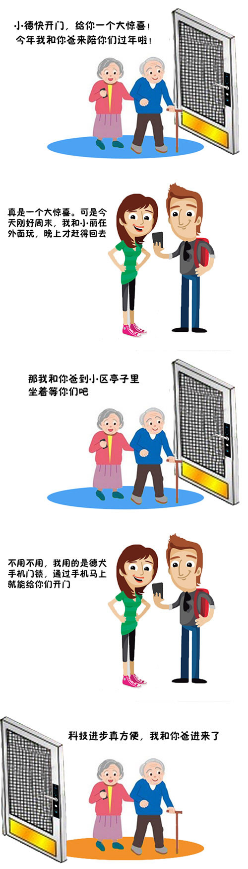 德犬手機門鎖之初體驗(漫畫)