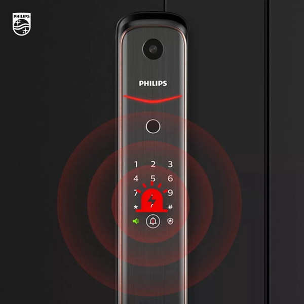 飛利浦智能鎖：貓眼、門鈴、門鎖功能三合一！