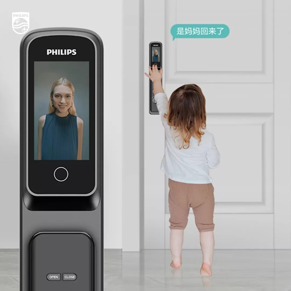 飛利浦智能鎖DDL708-VP雙重可視，為你全景護(hù)家