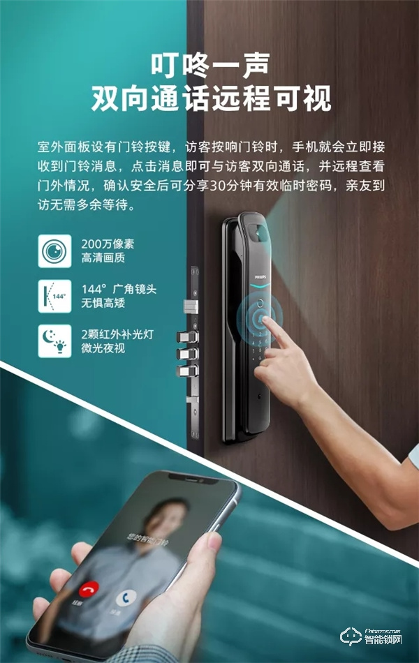 新品首發 | 飛利浦DDL709視頻鎖,定義全自動可視生活 新品首發 | 飛利浦DDL709視頻鎖,定義全自動可視生活