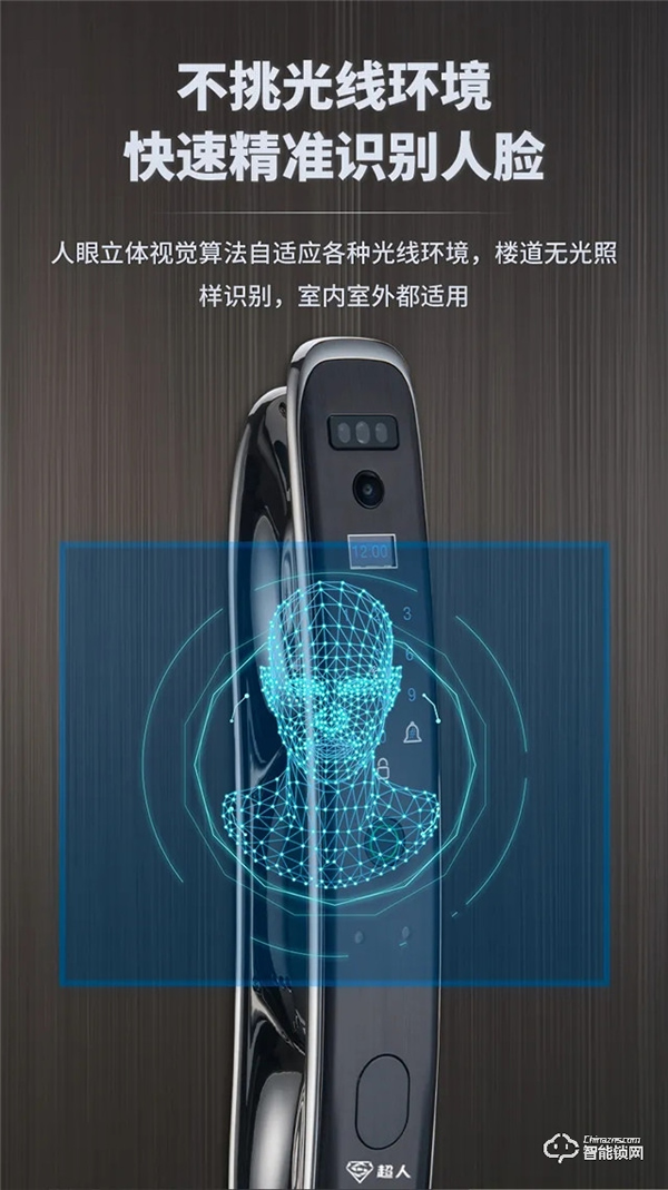 新品|超人3D人臉智能鎖,刷臉即秒開?開啟智能新時代 新品|超人3D人臉智能鎖,刷臉即秒開?開啟智能新時代