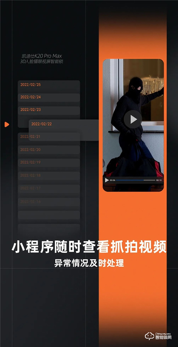 旗艦新品全球首發 | 凱迪仕K20 Pro Max 3D人臉貓眼視屏智能鎖，解鎖滿級守護力！