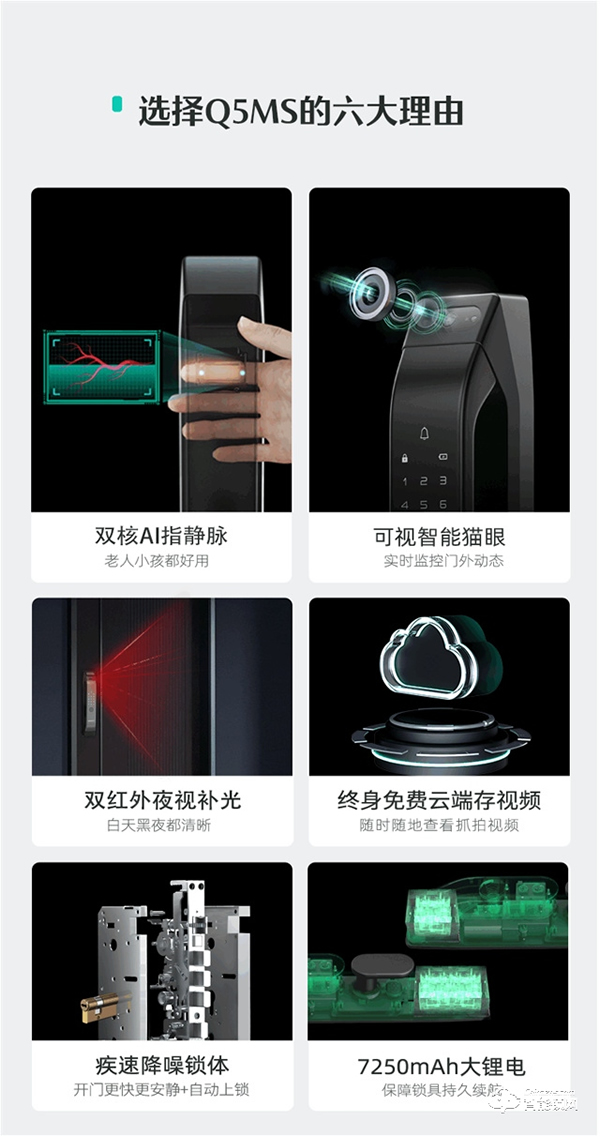 貓眼AI指靜脈,老人小孩都好用,德施曼新品Q5MS 貓眼AI指靜脈,老人小孩都好用,德施曼新品Q5MS