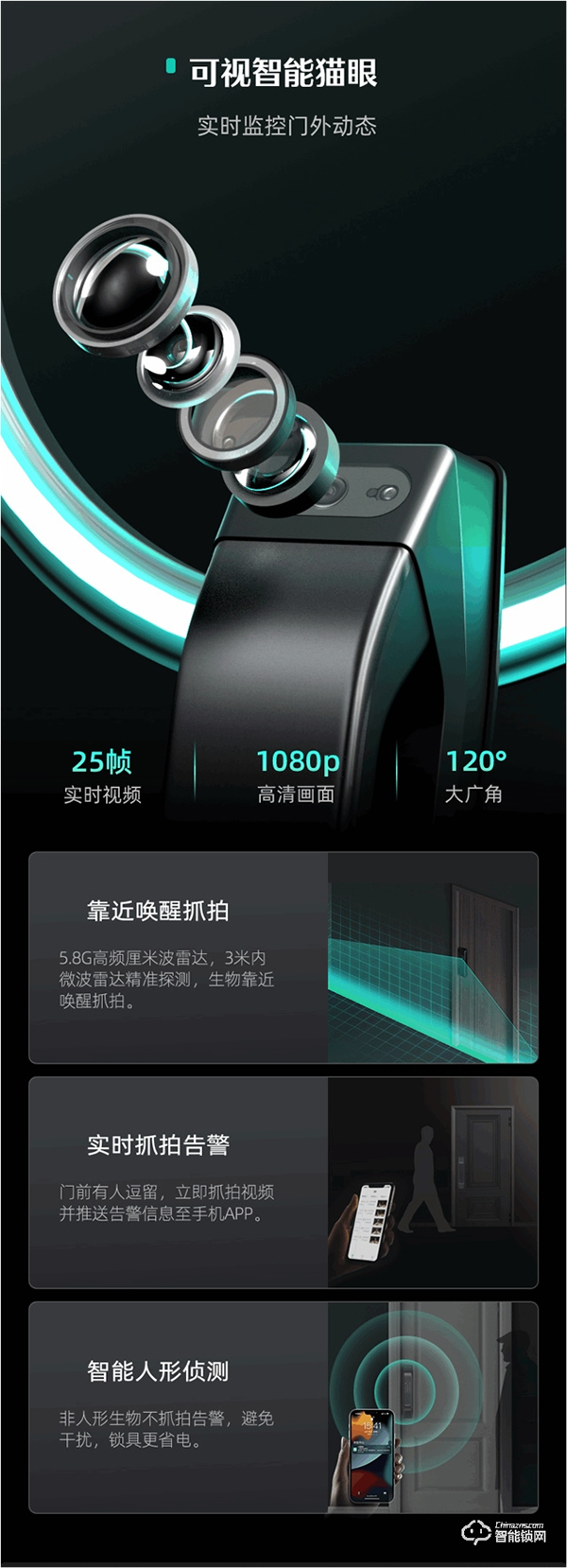 貓眼AI指靜脈,老人小孩都好用,德施曼新品Q5MS 貓眼AI指靜脈,老人小孩都好用,德施曼新品Q5MS