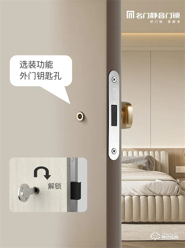 名門極簡(jiǎn)隱形門鎖｜給予生活更多留白