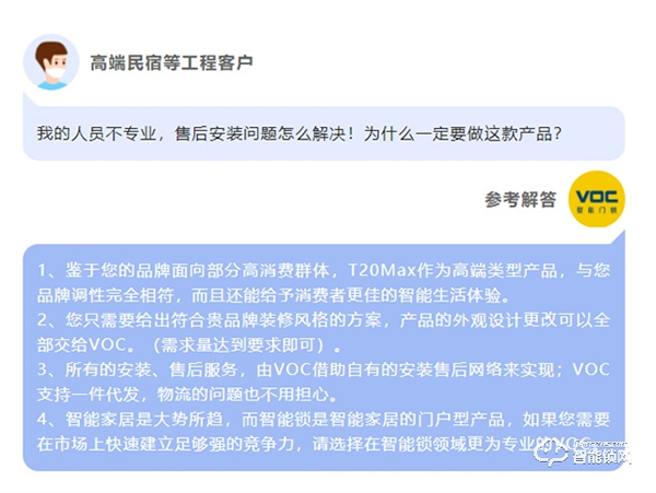 voc智能鎖|怎樣的話術技巧讓客戶秒懂T20Max？