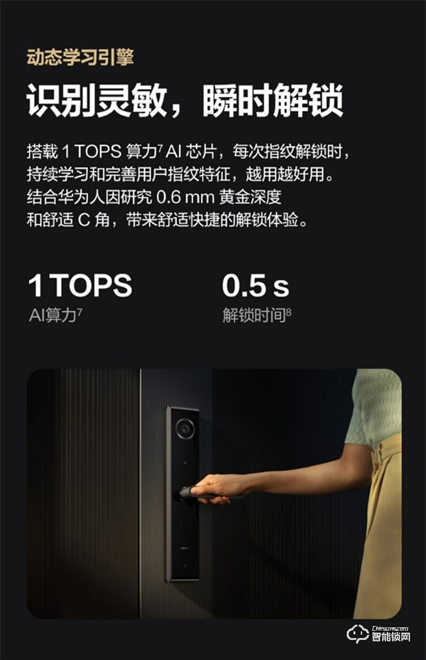 華為最便宜智能門鎖今日開售:限時8折 僅1099元 華為最便宜智能門鎖今日開售:限時8折 僅1099元