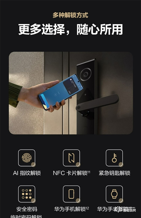 華為最便宜智能門鎖今日開售:限時8折 僅1099元 華為最便宜智能門鎖今日開售:限時8折 僅1099元